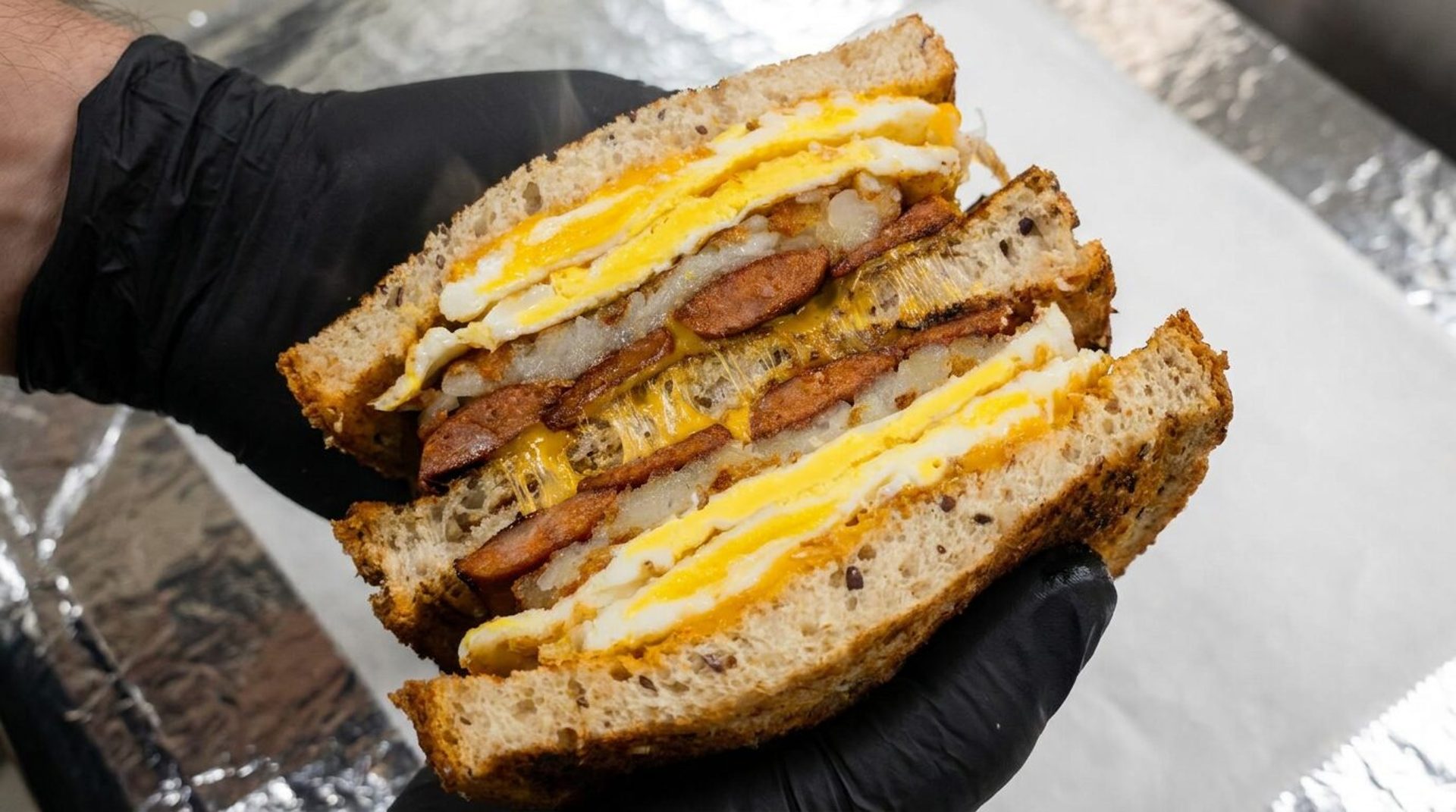 Breakfast sandwiches, made to order